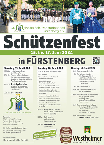Plakat Schuetzenfest